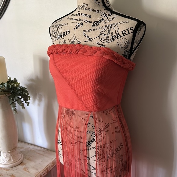 House of Harlow 1960 X REVOLVE Rita Top in Coral Women's size S - Picture 5 of 11